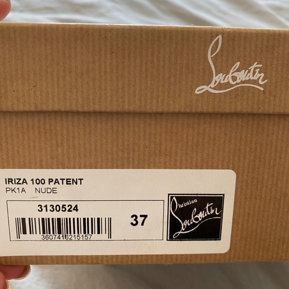 Iriza 100mm nude patent Louboutins size 37 - Picture 11 of 16